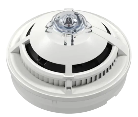 Honeywell Gent S4T-711-V-VAD-HPR S-Quad Self-Test Çift Optik Duman, Sıcaklık Sensörü, Sesli Mesajlı Siren ve Yüksek Güçlü Kırmızı Flaşör