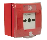 Honeywell Gent S4-34845 Şeffaf Koruma Kapaklı Adresli Yeniden Kurulabilir Yangın İhbar Butonu